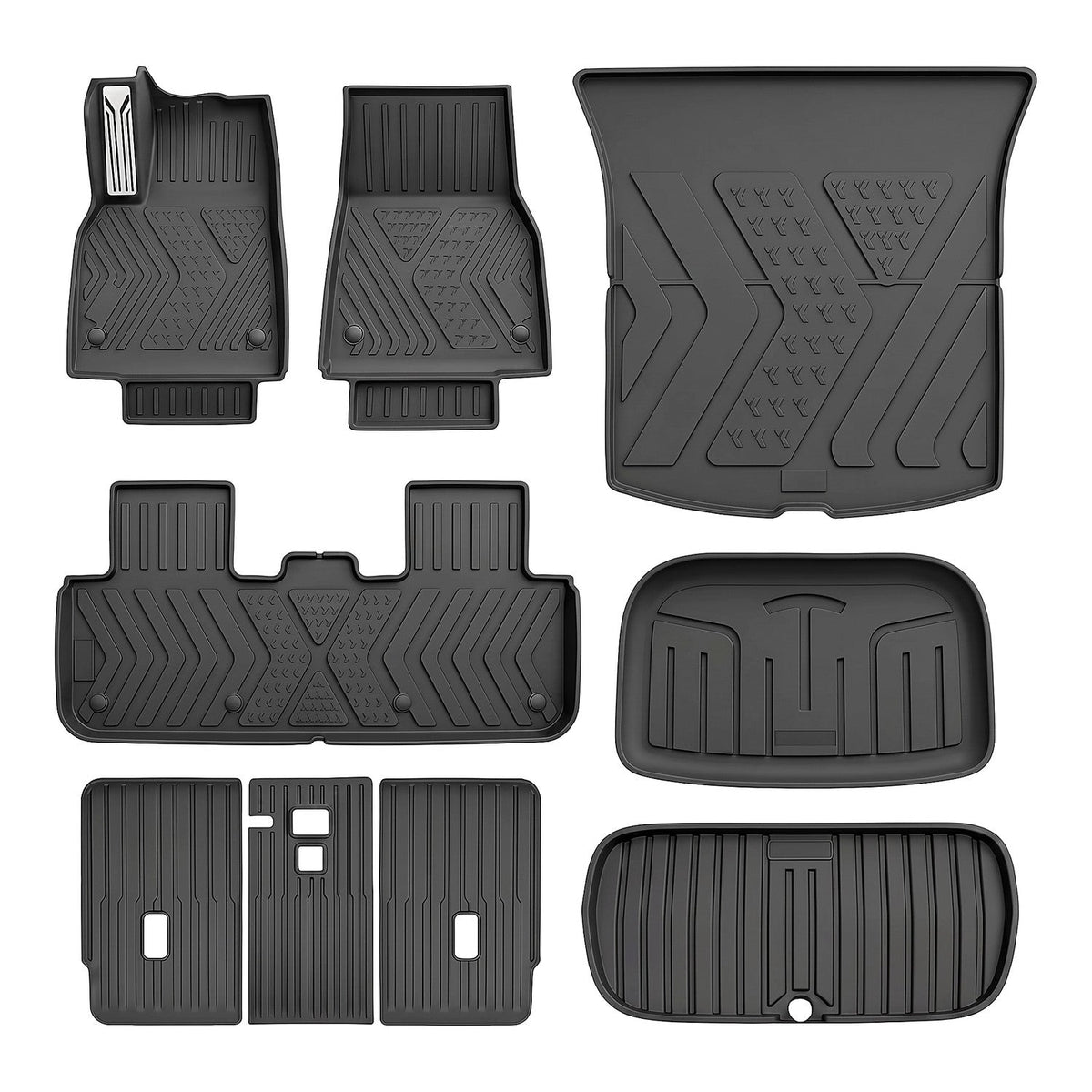 SUPER LINER MoldedFit 9-piece floor liner set for 2025–2026 Tesla Model Y Juniper