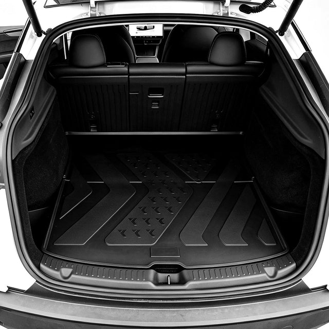 MoldedFit rear trunk liner installed in Tesla Model Y Juniper