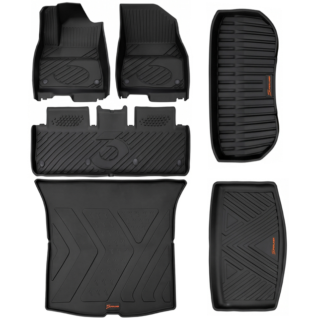 SUPERLINER TPE Floor Mats for Tesla Model 3 Highland | Automotive-Grade Injection Molded Protection