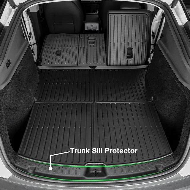 SUPER LINER 10-Piece Floor Mats Compatible with 2025-2026 Tesla Model Y Juniper - TPE Floor Liner& Accessories, CabinProtect⢠Pro Kit Full-Cabin Protection System (Only fit Premium&Performance)