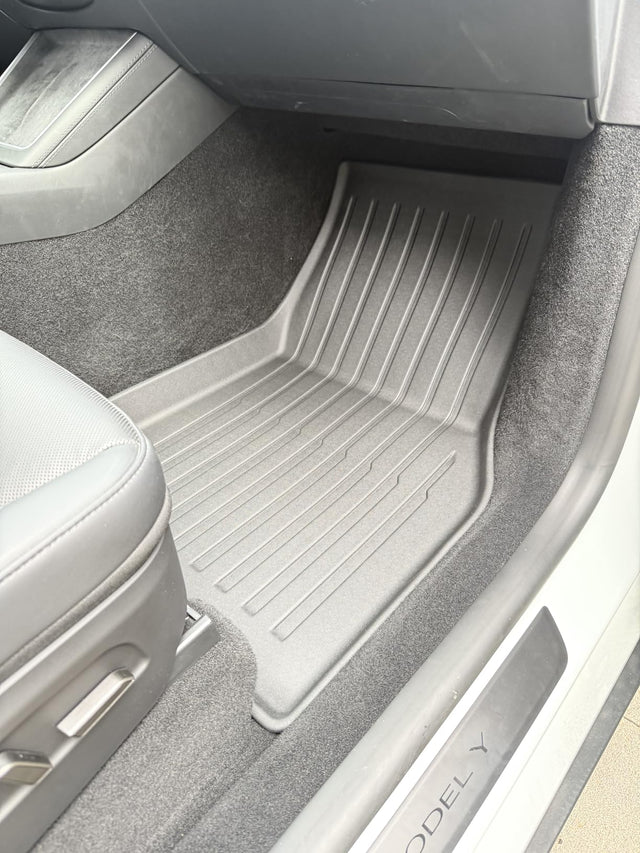 Tesla Model Y Juniper Floor Mats — CabinProtect™ Elite Kit (2025-2026)