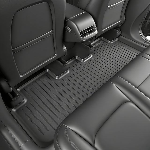 SUPER LINER Floor Mats for Tesla Model 3 Highland 2024-2025 2026 6 PCS Cargo Liners, Extra-Thick TPE All-Weather Pet & Child-Friendly Custom for Tesla Model 3 Accessories