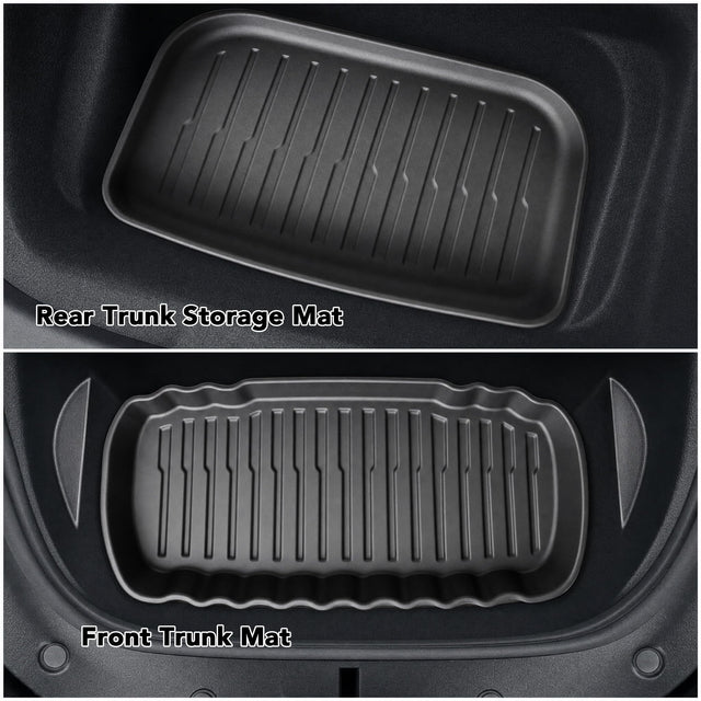 SUPER LINER Tesla New Model Y Juniper Standard 2025 2026 Floor Mats,9PCS | Custom Fit TPE Cargo Liner, Seat Back Protector, & Accessories , All Weather Pet & Child System (Only fit Standard)