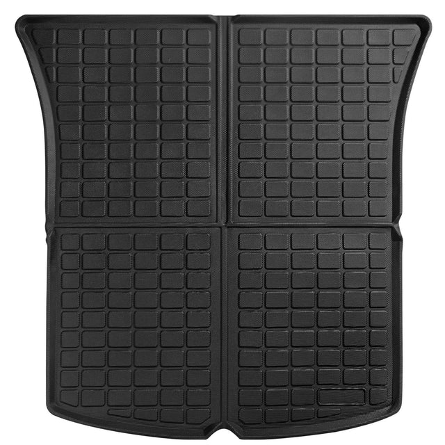SUPER LINER Floor Mats for Tesla Model Y 5 Seats 2021-2024 6 PCS Cargo Liners, Extra-Thick TPE All-Weather Floor & Cargo Liners | Pet & Child-Friendly Tesla Model Y Accessories
