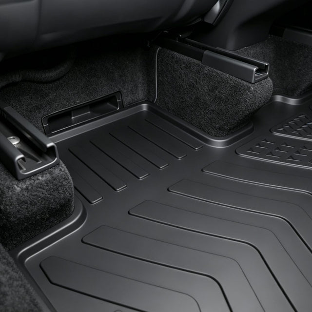 SUPER LINER Tesla New Model Y Juniper Floor Mats 2025-2026 &Seatbacks 9 PCS | Cargo Liners, Raised and Extended Edges &Expanded Storage |Pet & Child-Friendly Model Y Juniper Accessories(Not for Standard)
