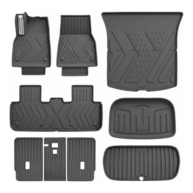 Complete MoldedFit interior protection system for Tesla Model Y Juniper