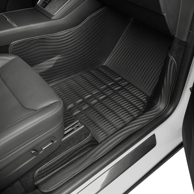 Tesla Model Y Juniper Soft Floor Mats (2025–2026) — CabinProtect™ Soft Series Full-Coverage System