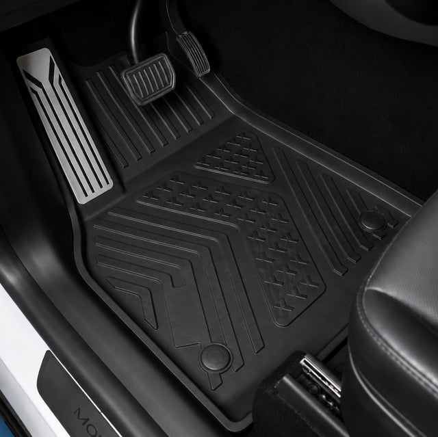 MoldedFit™ 3-Piece Floor Set — Tesla Model Y Floor Mats (Fits All 5-Seat Trims)