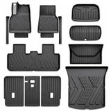 SUPER LINER MoldedFit™ Tesla Model Y Juniper Floor Mats — 12-Piece Complete Interior & Cargo Set