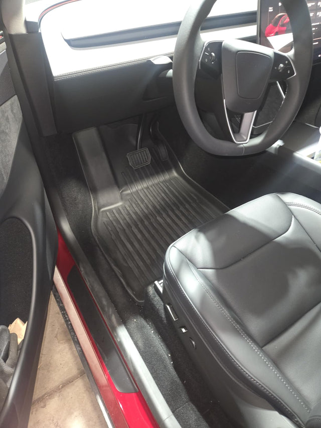 Tesla Model Y Juniper Floor Mats — CabinProtect™ Elite Kit (2025-2026)
