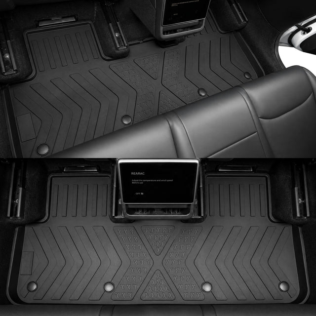 MoldedFit™ 3-Piece Floor Set — Tesla Model Y Floor Mats (Fits All 5-Seat Trims)