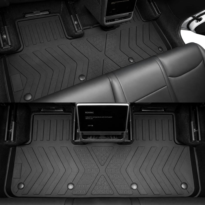 MoldedFit™ 3-Piece Floor Set — Tesla Model Y Floor Mats (Fits All 5-Seat Trims)