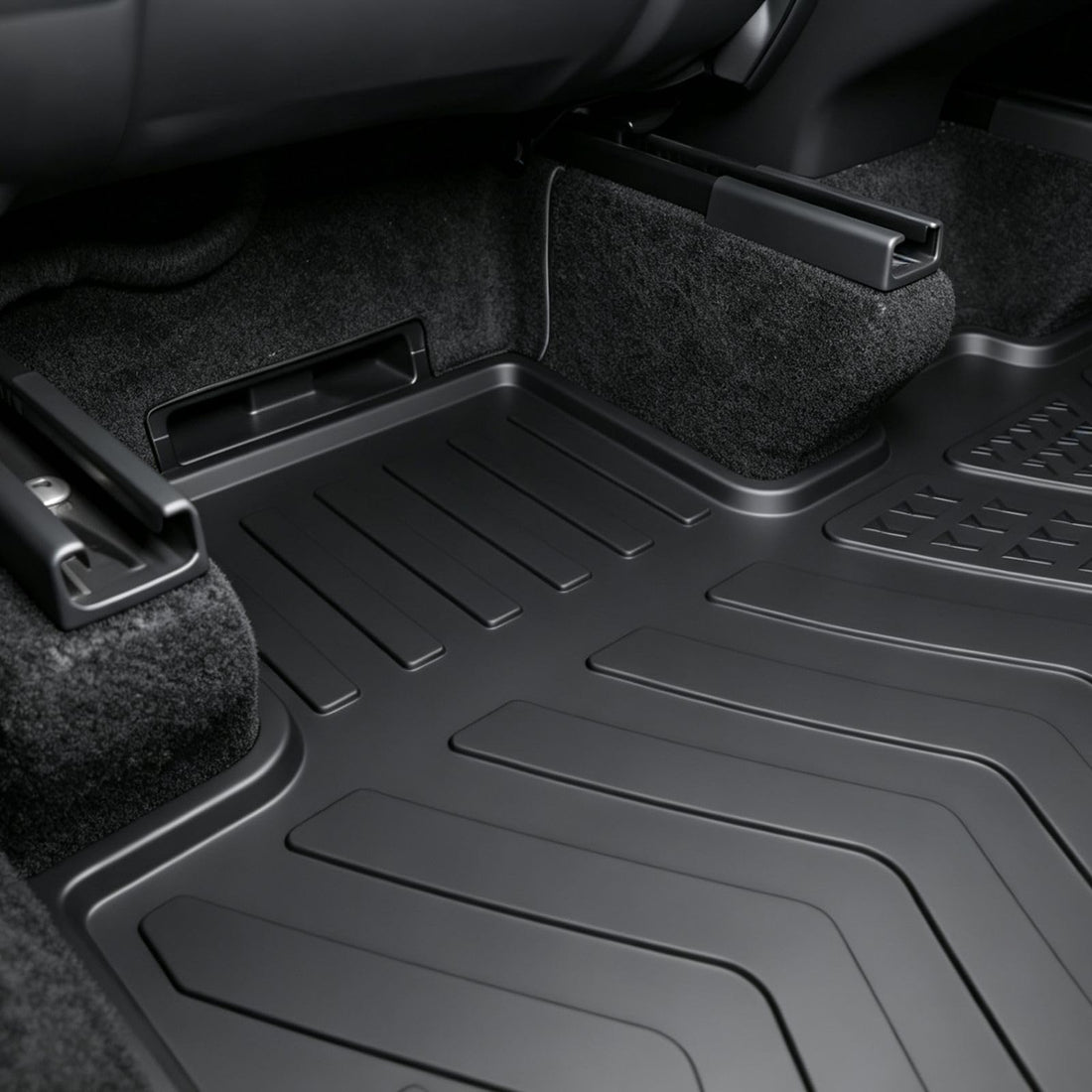 MoldedFit™ 3-Piece Floor Set — Tesla Model Y Floor Mats (Fits All 5-Seat Trims)