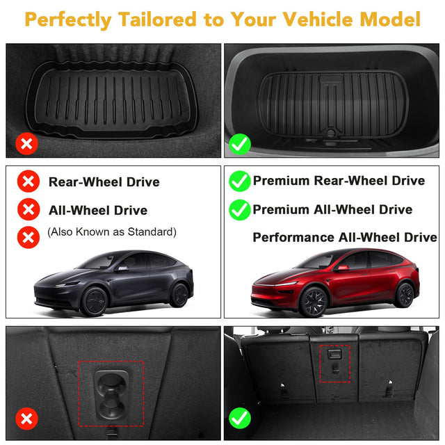 SUPER LINER 9PCS Floor Mats & Accessories for Tesla Model Y Juniper 2026 Custom Fit, Cargo & Trunk Liners, Anti-Slip Metal Pedal, Odorless TPE, Easy Clean, Not for Standard