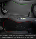 Tesla Model Y Juniper cabin with CabinProtect full-cabin TPE liner set installed