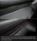 Tesla Model Y Juniper second-row under-seat area covered by CabinProtect liner
